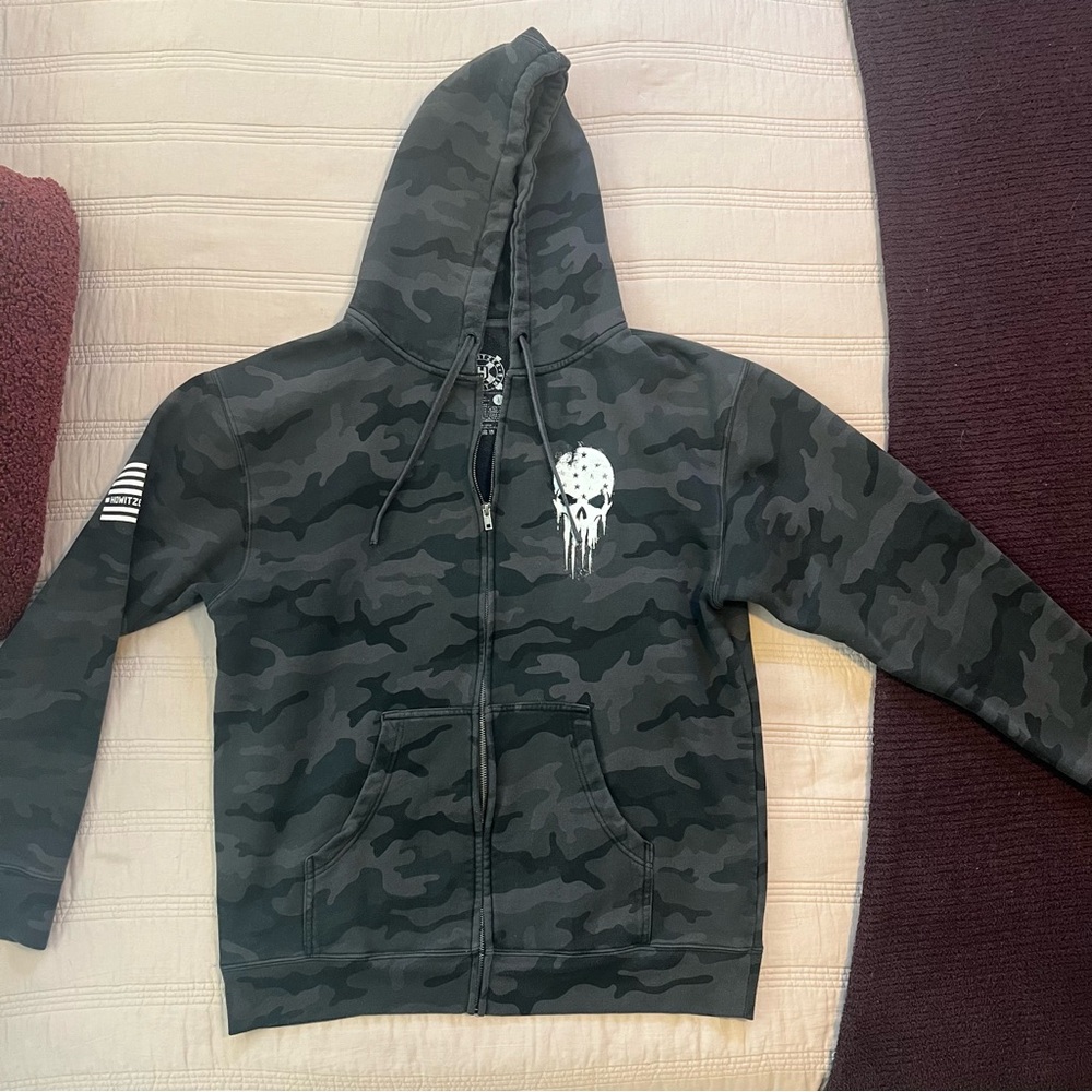 Howitzer MFG Co Camouflage Jacket Hoodie